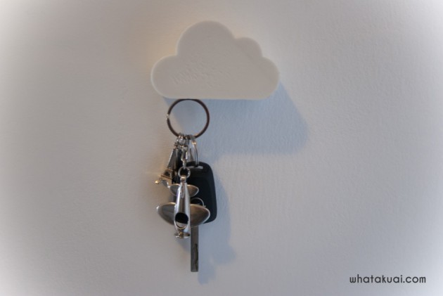 Cloud shaped Magnetic Key Holder, Creative houshold for 3D printers